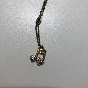 Juicy Couture Music Note Necklace